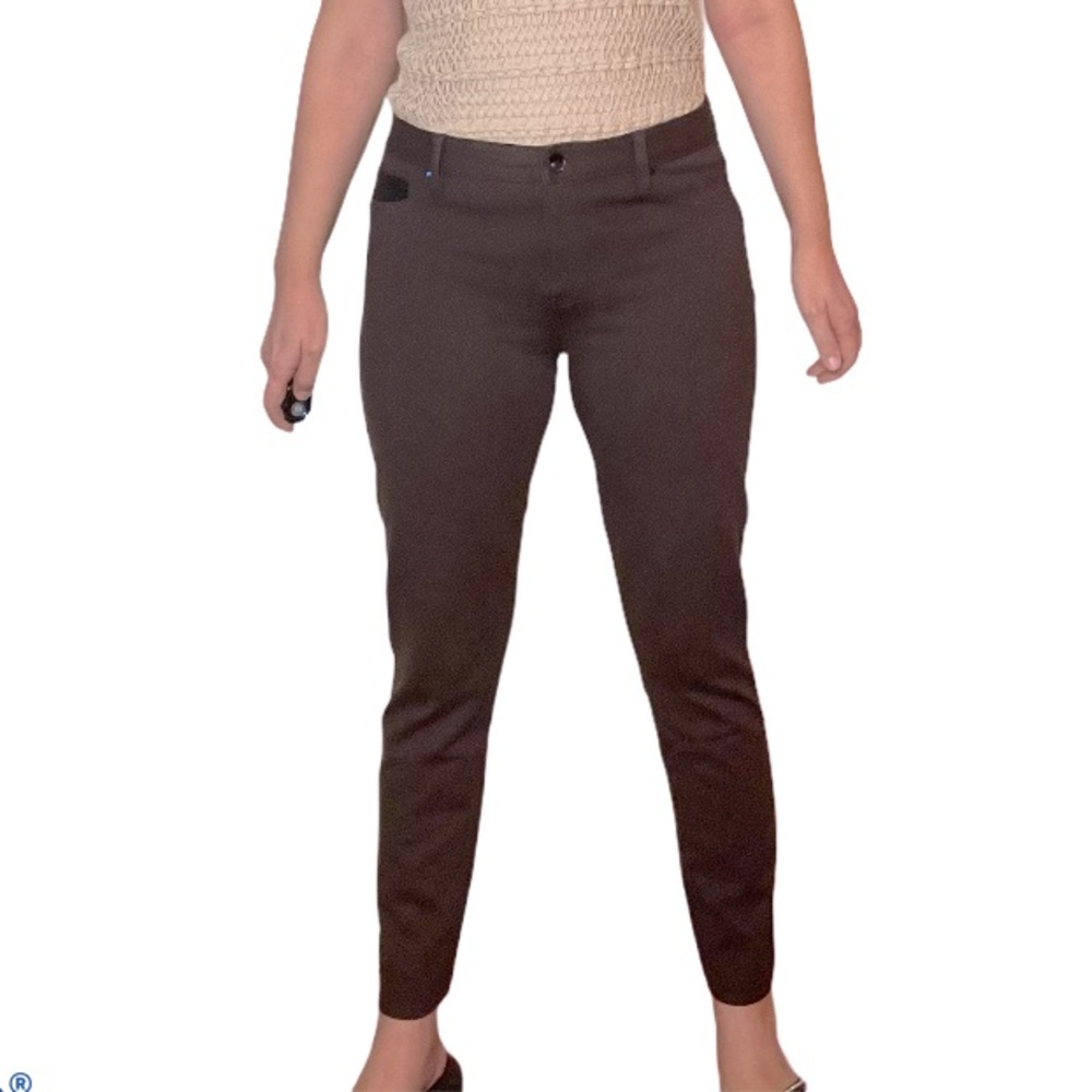 Calvin Klein Dark Brown High Waist Skinny Pants 12